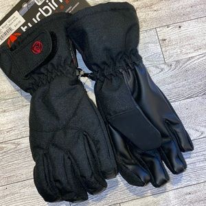 Boys Turbine Drago Gloves Full Black $40